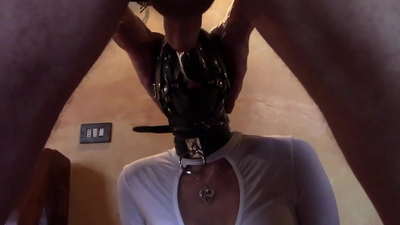 Laura in heels, model selection, video 2021, deep throat with multiple rings